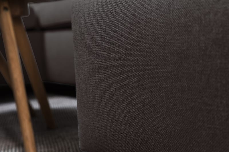 Crazy 4-istuttava Vasenkätinen U-muotoinen Large Sohva Divaanilla ja Divaanituolilla Kankaalla - Tummanharmaa - Huonekalut - Sohva - U-Sohva