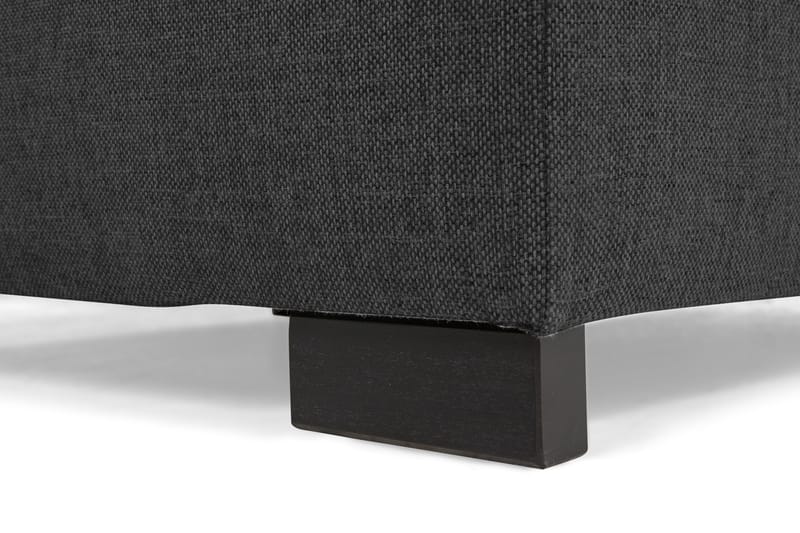 Crazy 4-istuttava Vasenkätinen U-muotoinen Small Sohva Divaanilla ja Schäslongilla Kankaalla sis. Kuorityynyt - Tummanharmaa - Huonekalut - Sohva - U-Sohva