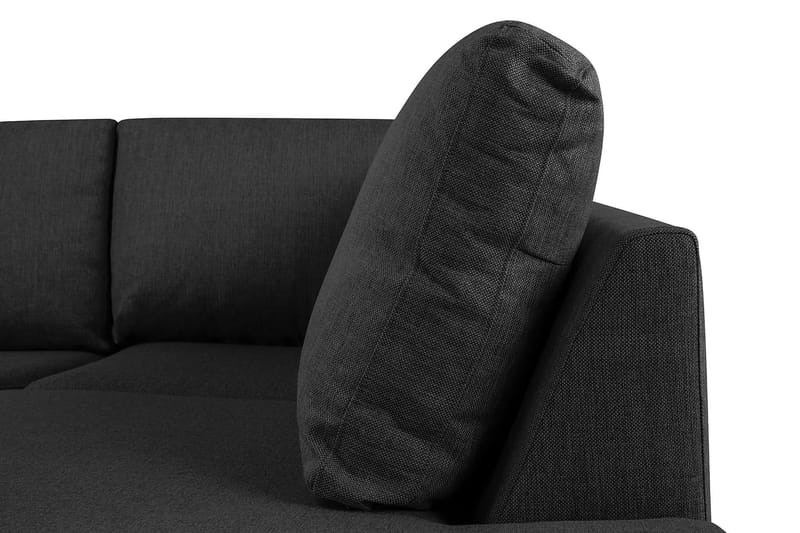 Crazy 5-istuttava Oikeakätinen U-muotoinen X-Large Sohva Divaanilla ja Divaanituolilla Kankaalla - Antrasiitti - Huonekalut - Sohva - Divaanisohva