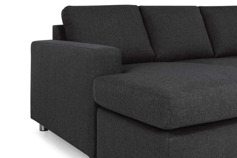 Crazy 5-istuttava Oikeakätinen U-muotoinen X-Large Sohva Divaanilla ja Divaanituolilla Kankaalla - Antrasiitti - Huonekalut - Sohva - Divaanisohva