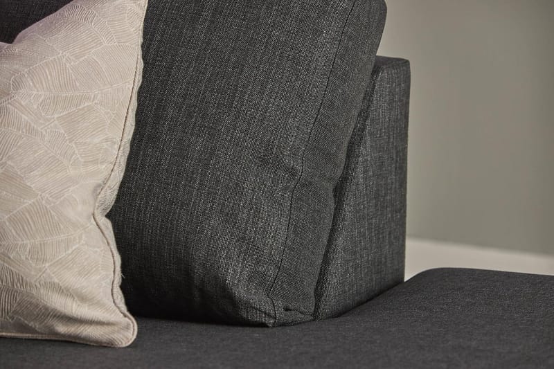 Crazy 5-istuttava Oikeakätinen U-muotoinen X-Large Sohva Divaanilla ja Divaanituolilla Kankaalla - Antrasiitti - Huonekalut - Sohva - U-Sohva