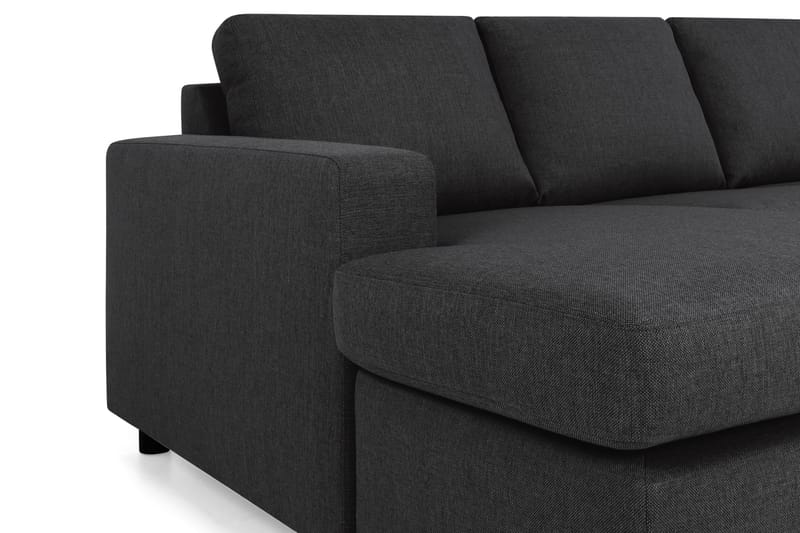 Crazy 5-istuttava Oikeakätinen U-muotoinen X-Large Sohva Divaanilla ja Divaanituolilla Kankaalla - Antrasiitti - Huonekalut - Sohva - Divaanisohva