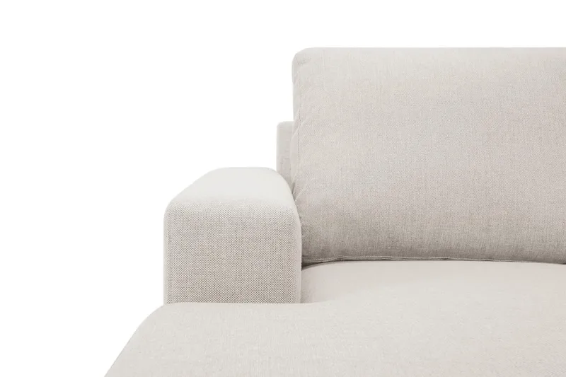 Crazy 5-istuttava Oikeakätinen U-muotoinen X-Large Sohva Divaanilla ja Divaanituolilla Kankaalla - Beige - Huonekalut - Sohva - U-Sohva