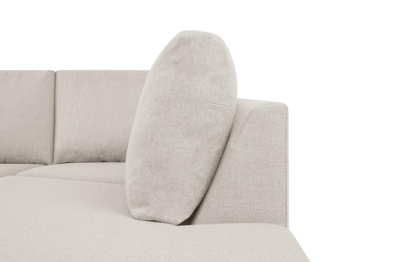 Crazy 5-istuttava Oikeakätinen U-muotoinen X-Large Sohva Divaanilla ja Divaanituolilla Kankaalla - Beige - Huonekalut - Sohva - Divaanisohva