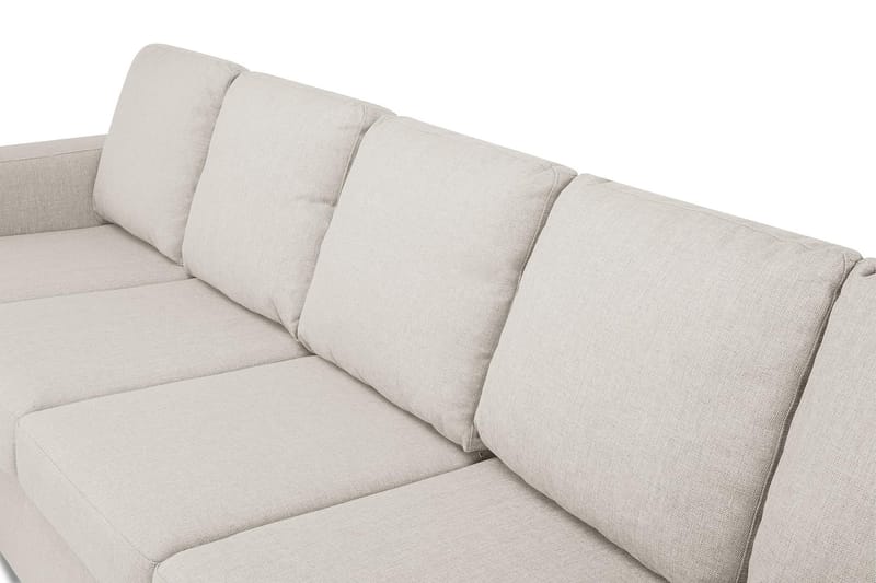 Crazy 5-istuttava Oikeakätinen U-muotoinen X-Large Sohva Divaanilla ja Divaanituolilla Kankaalla - Beige - Huonekalut - Sohva - Divaanisohva