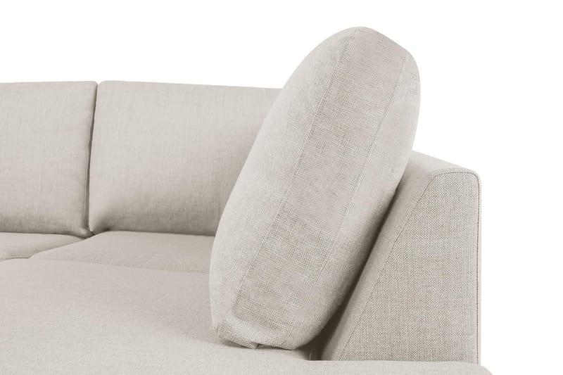 Crazy 5-istuttava Oikeakätinen U-muotoinen X-Large Sohva Divaanilla ja Divaanituolilla Kankaalla - Beige - Huonekalut - Sohva - Divaanisohva
