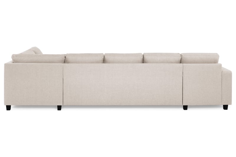 Crazy 5-istuttava Oikeakätinen U-muotoinen X-Large Sohva Divaanilla ja Divaanituolilla Kankaalla - Beige - Huonekalut - Sohva - Divaanisohva