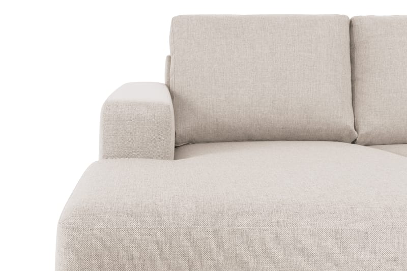 Crazy 5-istuttava Oikeakätinen U-muotoinen X-Large Sohva Divaanilla ja Divaanituolilla Kankaalla - Beige - Huonekalut - Sohva - Divaanisohva