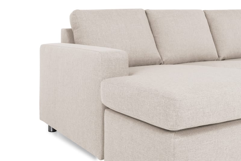 Crazy 5-istuttava Oikeakätinen U-muotoinen X-Large Sohva Divaanilla ja Divaanituolilla Kankaalla - Beige - Huonekalut - Sohva - Divaanisohva