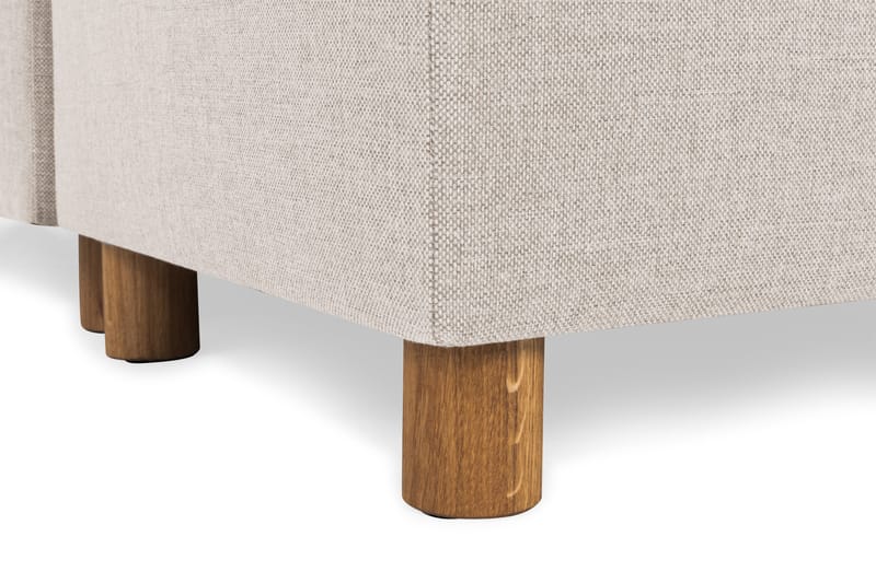 Crazy 5-istuttava Oikeakätinen U-muotoinen X-Large Sohva Divaanilla ja Divaanituolilla Kankaalla - Beige - Huonekalut - Sohva - U-Sohva