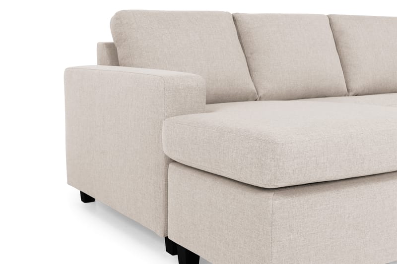 Crazy 5-istuttava Oikeakätinen U-muotoinen X-Large Sohva Divaanilla ja Divaanituolilla Kankaalla - Beige - Huonekalut - Sohva - Divaanisohva