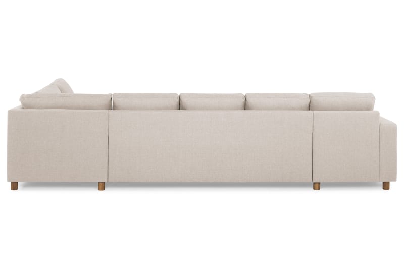 Crazy 5-istuttava Oikeakätinen U-muotoinen X-Large Sohva Divaanilla ja Divaanituolilla Kankaalla - Beige - Huonekalut - Sohva - Divaanisohva