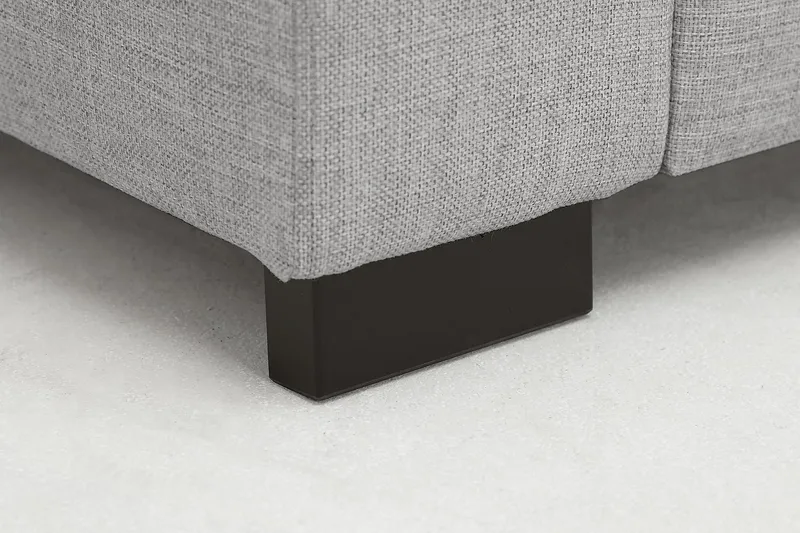 Crazy 5-istuttava Oikeakätinen U-muotoinen X-Large Sohva Divaanilla ja Divaanituolilla Kankaalla - Harmaa - Huonekalut - Sohva - U-Sohva