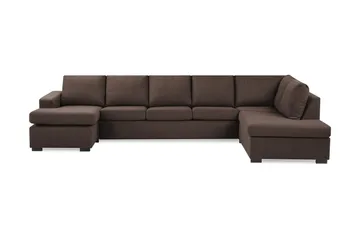 Crazy 5-istuttava Oikeakätinen U-muotoinen X-Large Sohva Divaanilla ja Divaanituolilla Kankaalla