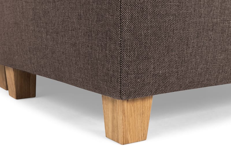 Crazy 5-istuttava Oikeakätinen U-muotoinen X-Large Sohva Divaanilla ja Divaanituolilla Kankaalla - Ruskea - Huonekalut - Sohva - U-Sohva