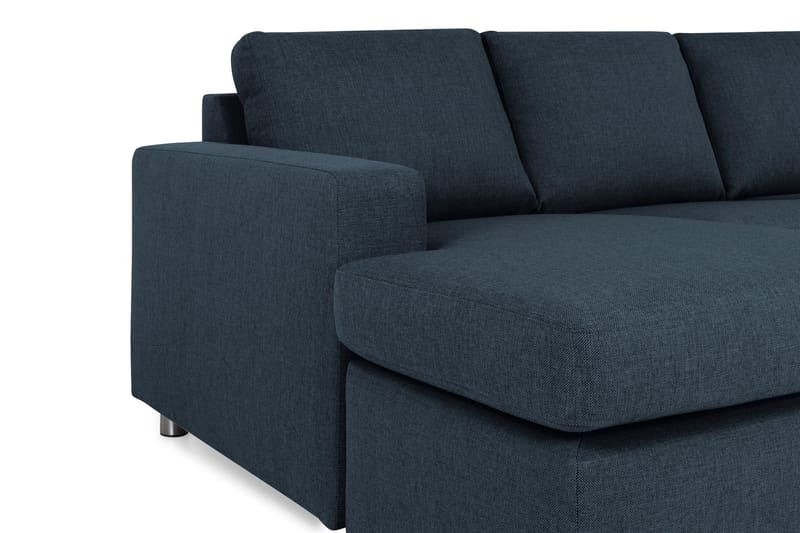 Crazy 5-istuttava Oikeakätinen U-muotoinen X-Large Sohva Divaanilla ja Divaanituolilla Kankaalla - Sininen - Huonekalut - Sohva - Divaanisohva