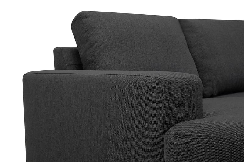 Crazy 5-istuttava Oikeakätinen U-muotoinen X-Large Sohva Divaanilla ja Divaanituolilla Kankaalla - Tummanharmaa - Huonekalut - Sohva - Divaanisohva