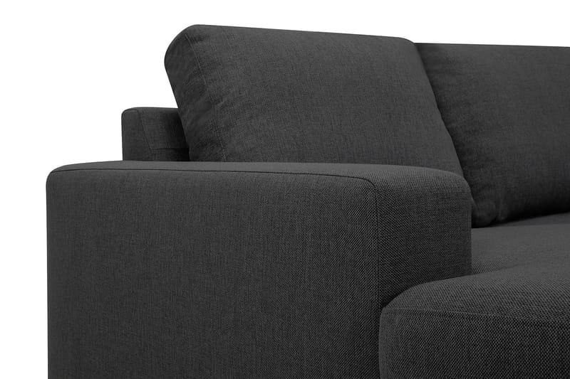 Crazy 5-istuttava Oikeakätinen U-muotoinen X-Large Sohva Divaanilla ja Divaanituolilla Kankaalla - Tummanharmaa - Huonekalut - Sohva - Divaanisohva