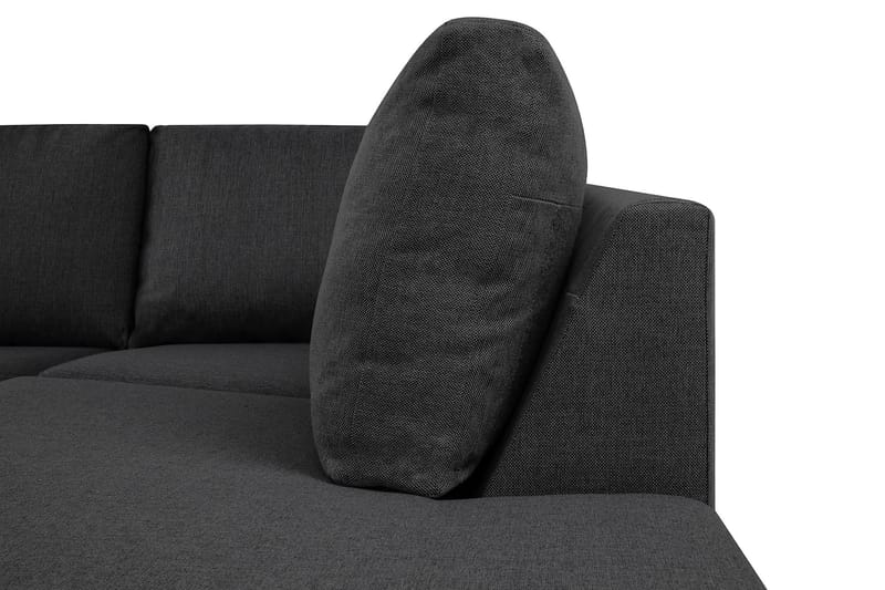 Crazy 5-istuttava Oikeakätinen U-muotoinen X-Large Sohva Divaanilla ja Divaanituolilla Kankaalla - Tummanharmaa - Huonekalut - Sohva - Divaanisohva