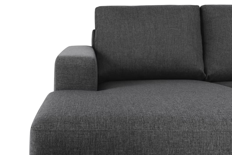Crazy 5-istuttava Oikeakätinen U-muotoinen X-Large Sohva Divaanilla ja Divaanituolilla Kankaalla - Tummanharmaa - Huonekalut - Sohva - Divaanisohva