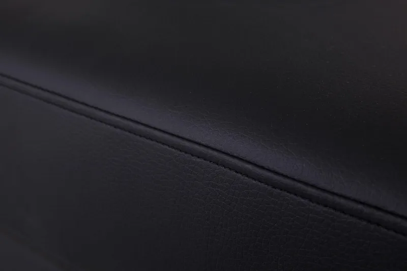 Crazy 5-istuttava U-muotoinen Sohva Kaksoisdivaanilla Keinonahkalla - Musta - Huonekalut - Sohva - U-Sohva