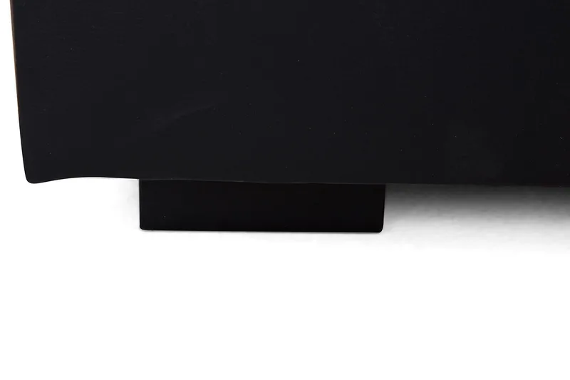 Crazy 5-istuttava U-muotoinen Sohva Kaksoisdivaanilla Keinonahkalla - Musta - Huonekalut - Sohva - U-Sohva