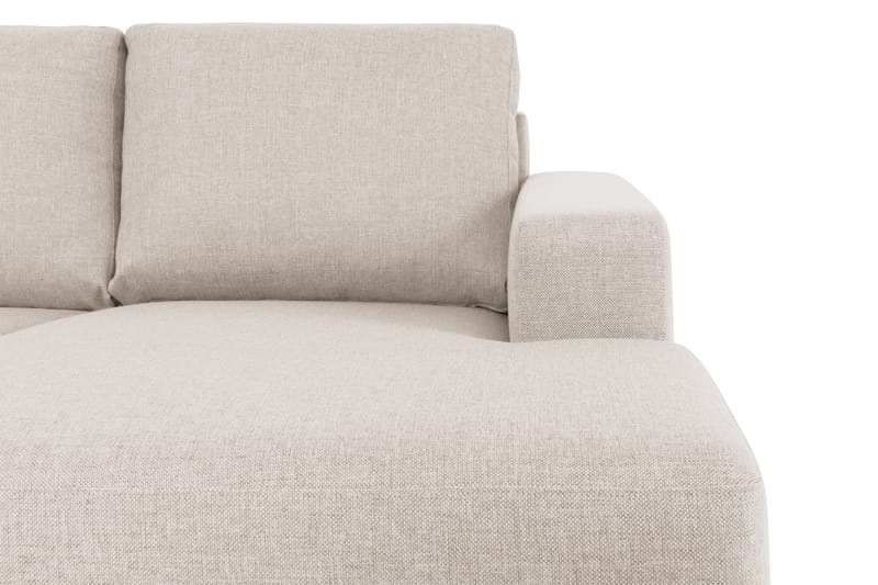 Crazy 5-istuttava Vasenkätinen U-muotoinen Sohva Divaanilla ja Divaanituolilla Kankaalla - Beige - Huonekalut - Sohva - Divaanisohva