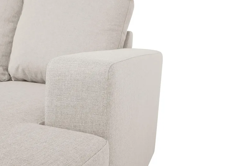 Crazy 5-istuttava Vasenkätinen U-muotoinen Sohva Divaanilla ja Divaanituolilla Kankaalla - Beige - Huonekalut - Sohva - U-Sohva