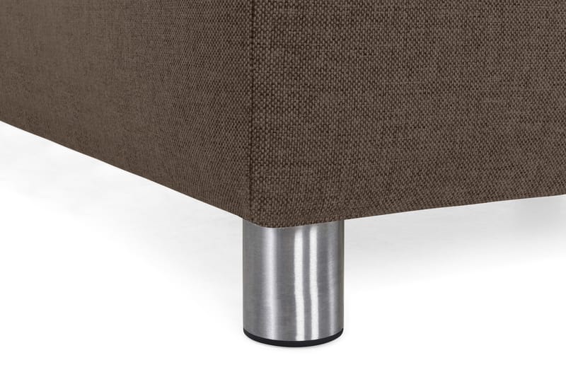 Crazy 5-istuttava Vasenkätinen U-muotoinen Sohva Divaanilla ja Divaanituolilla Kankaalla - Ruskea - Huonekalut - Sohva - U-Sohva