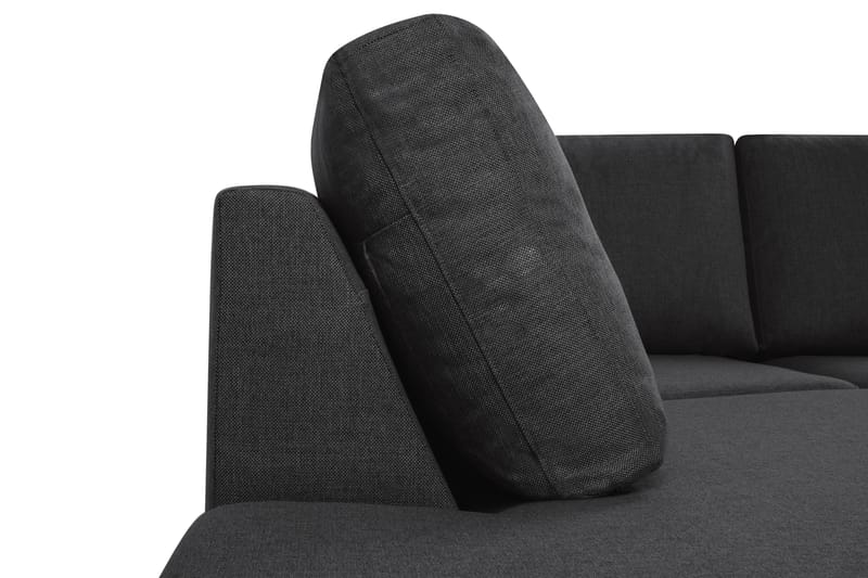 Crazy 5-istuttava Vasenkätinen U-muotoinen X-Large Sohva Divaanilla ja Divaanituolilla Kankaalla - Antrasiitti - Huonekalut - Sohva - Divaanisohva
