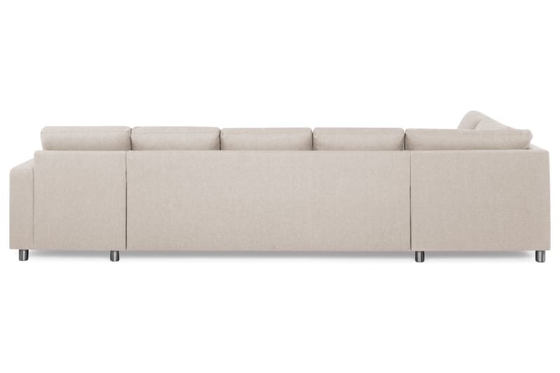 Crazy 5-istuttava Vasenkätinen U-muotoinen X-Large Sohva Divaanilla ja Divaanituolilla Kankaalla - Beige - Huonekalut - Sohva - Divaanisohva