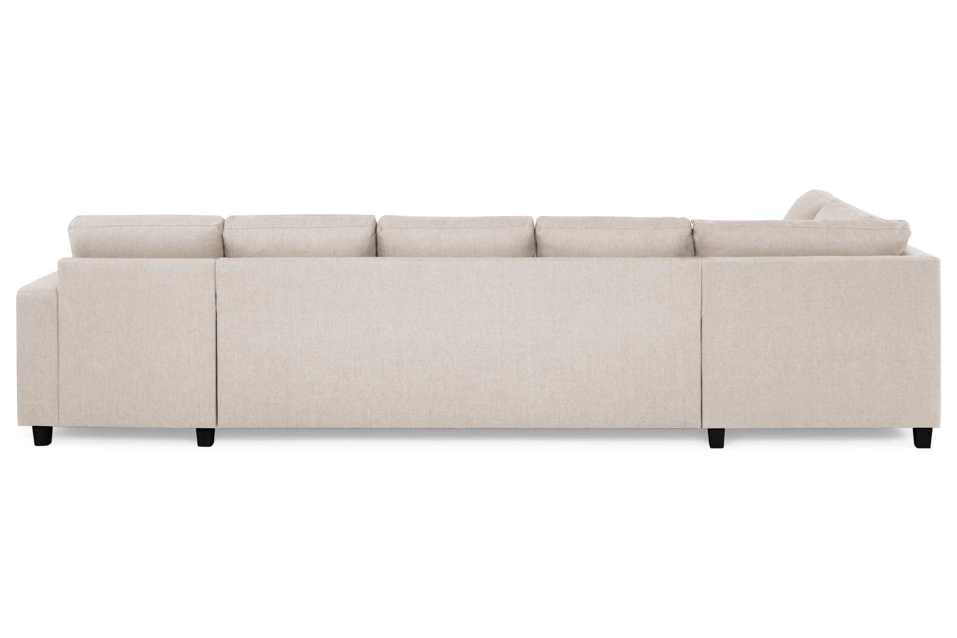 Crazy 5-istuttava Vasenkätinen U-muotoinen X-Large Sohva Divaanilla ja Divaanituolilla Kankaalla - Beige - Huonekalut - Sohva - Divaanisohva