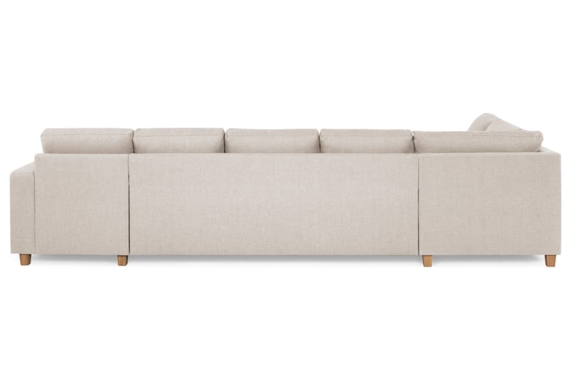 Crazy 5-istuttava Vasenkätinen U-muotoinen X-Large Sohva Divaanilla ja Divaanituolilla Kankaalla - Beige - Huonekalut - Sohva - Divaanisohva