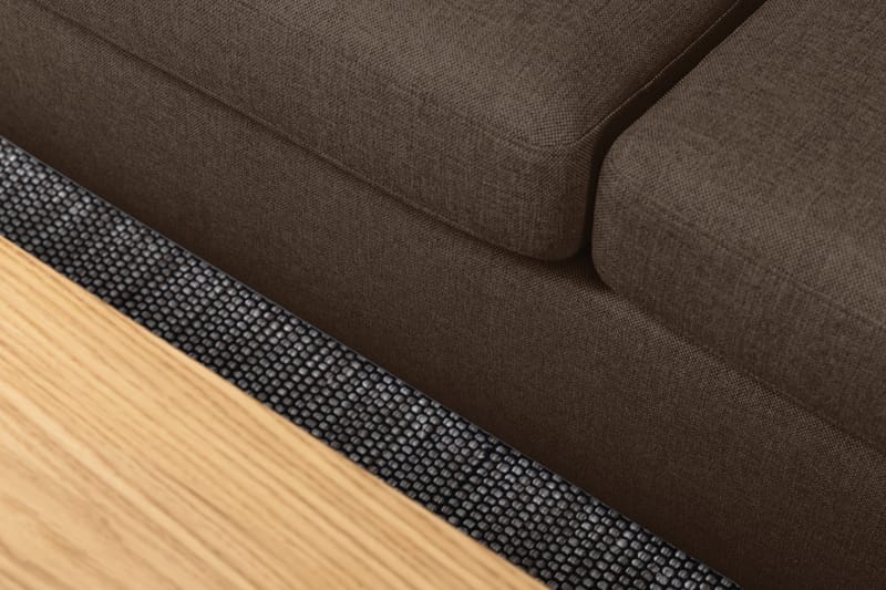 Crazy 5-istuttava Vasenkätinen U-muotoinen X-Large Sohva Divaanilla ja Divaanituolilla Kankaalla - Ruskea - Huonekalut - Sohva - U-Sohva