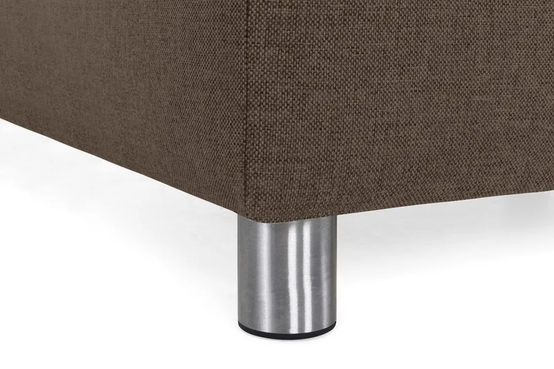 Crazy 5-istuttava Vasenkätinen U-muotoinen X-Large Sohva Divaanilla ja Divaanituolilla Kankaalla - Ruskea - Huonekalut - Sohva - U-Sohva