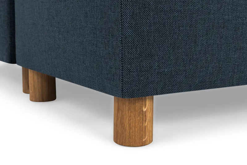 Crazy 5-istuttava Vasenkätinen U-muotoinen X-Large Sohva Divaanilla ja Divaanituolilla Kankaalla - Sininen - Huonekalut - Sohva - U-Sohva