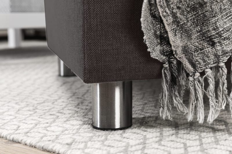 Crazy 5-istuttava Vasenkätinen U-muotoinen X-Large Sohva Divaanilla ja Divaanituolilla Kankaalla - Tummanharmaa - Huonekalut - Sohva - U-Sohva