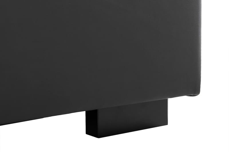 Crazy 5-istuttava Vasenkätinen U-muotoinen X-Large Sohva Divaanilla ja Divaanituolilla Keinonahkalla - Musta - Huonekalut - Sohva - U-Sohva