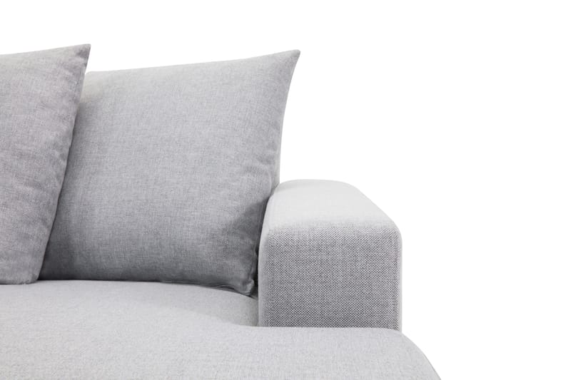 Crazy 5-istuttava Vasenkätinen U-muotoinen X-Large Sohva Divaanilla ja Schäslongilla Kankaalla sis. Kuorityynyt - Harmaa - Huonekalut - Sohva - U-Sohva