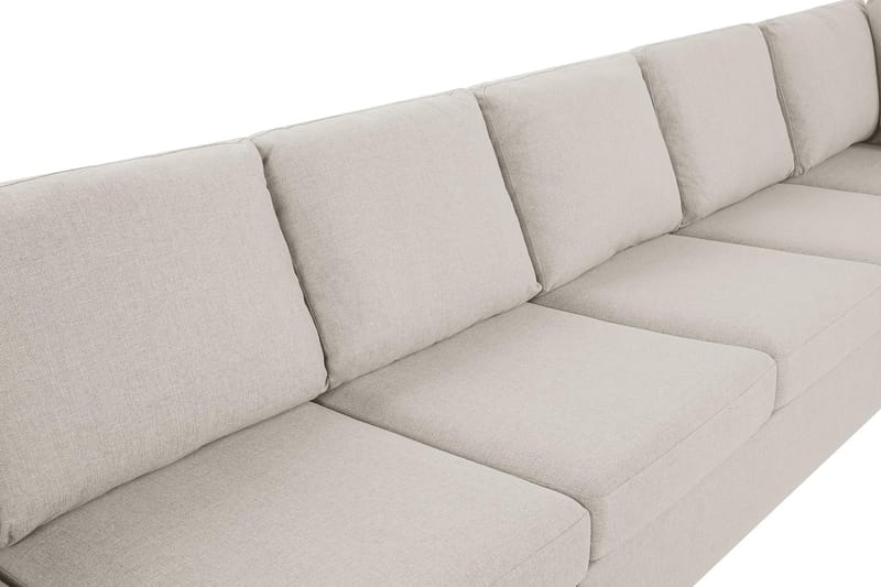 Crazy 6-istuttava Oikeakätinen U-muotoinen XX-Large Sohva Divaanilla ja Divaanituolilla Kankaalla - Beige - Huonekalut - Sohva - Divaanisohva