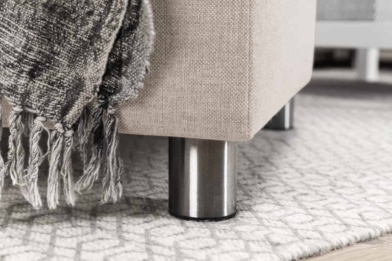 Crazy 6-istuttava Oikeakätinen U-muotoinen XX-Large Sohva Divaanilla ja Divaanituolilla Kankaalla - Beige - Huonekalut - Sohva - U-Sohva