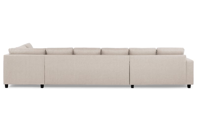 Crazy 6-istuttava Oikeakätinen U-muotoinen XX-Large Sohva Divaanilla ja Divaanituolilla Kankaalla - Beige - Huonekalut - Sohva - Divaanisohva