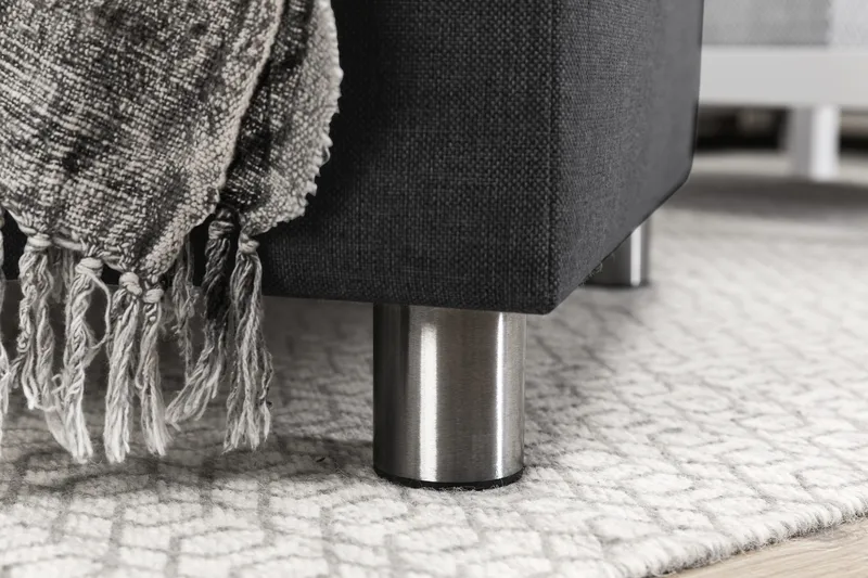 Crazy 6-istuttava Oikeakätinen U-muotoinen XX-Large Sohva Divaanilla ja Divaanituolilla Kankaalla - Tummanharmaa - Huonekalut - Sohva - U-Sohva