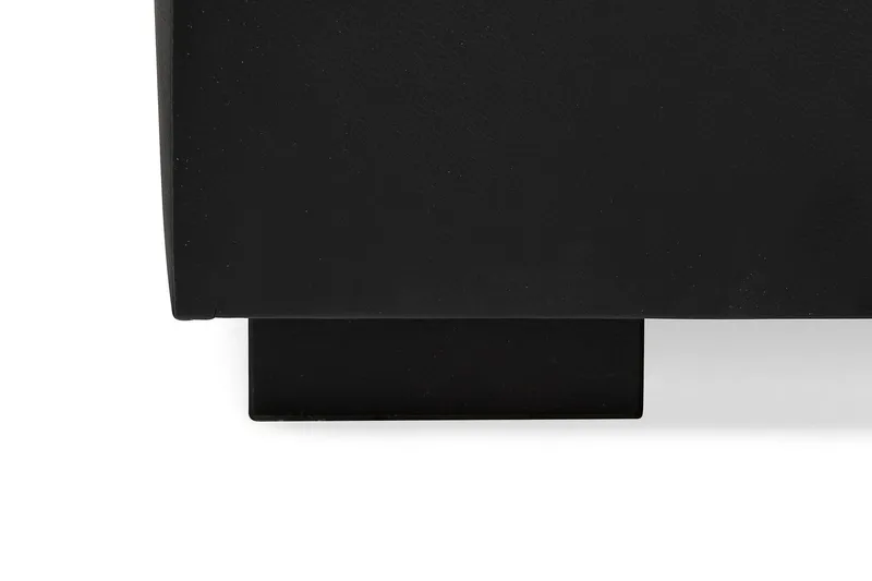 Crazy 6-istuttava Oikeakätinen U-muotoinen XX-Large Sohva Divaanilla ja Divaanituolilla Keinonahkalla - Musta - Huonekalut - Sohva - U-Sohva