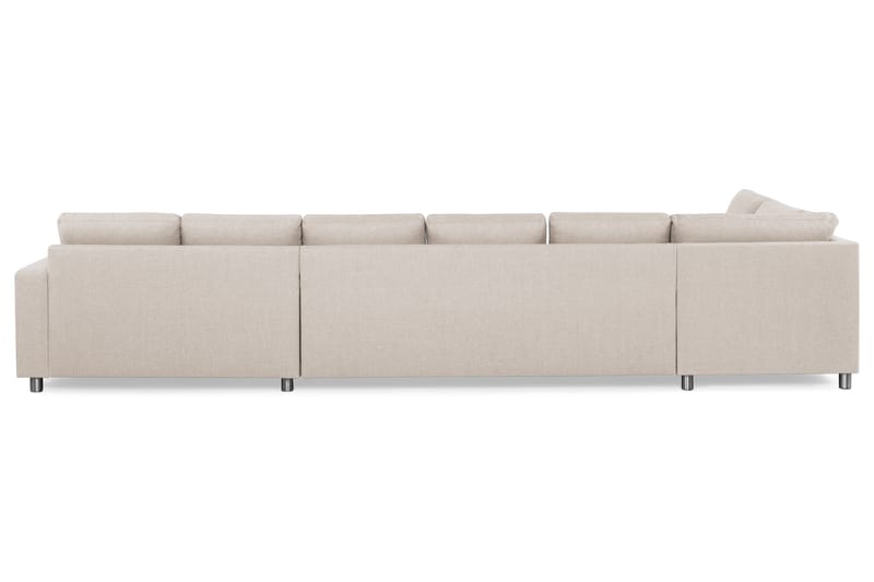 Crazy 6-istuttava Vasenkätinen U-muotoinen XX-Large Sohva Divaanilla ja Divaanituolilla Kankaalla - Beige - Huonekalut - Sohva - Divaanisohva