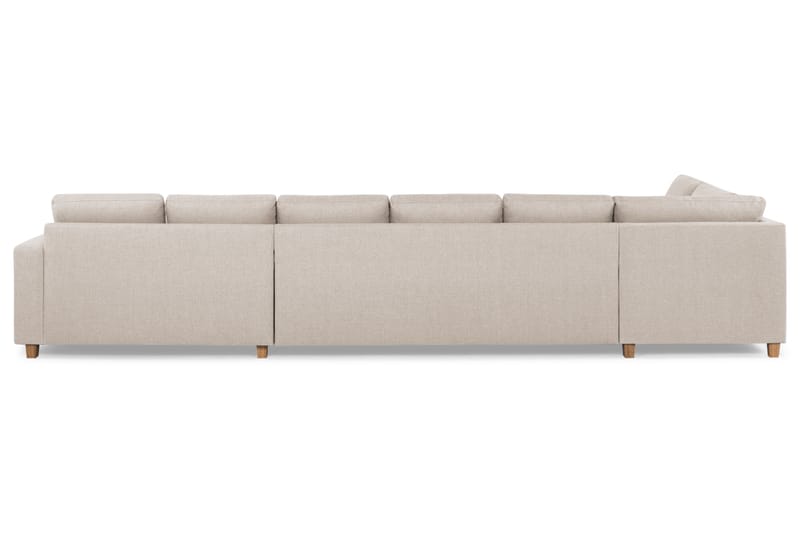 Crazy 6-istuttava Vasenkätinen U-muotoinen XX-Large Sohva Divaanilla ja Divaanituolilla Kankaalla - Beige - Huonekalut - Sohva - Divaanisohva