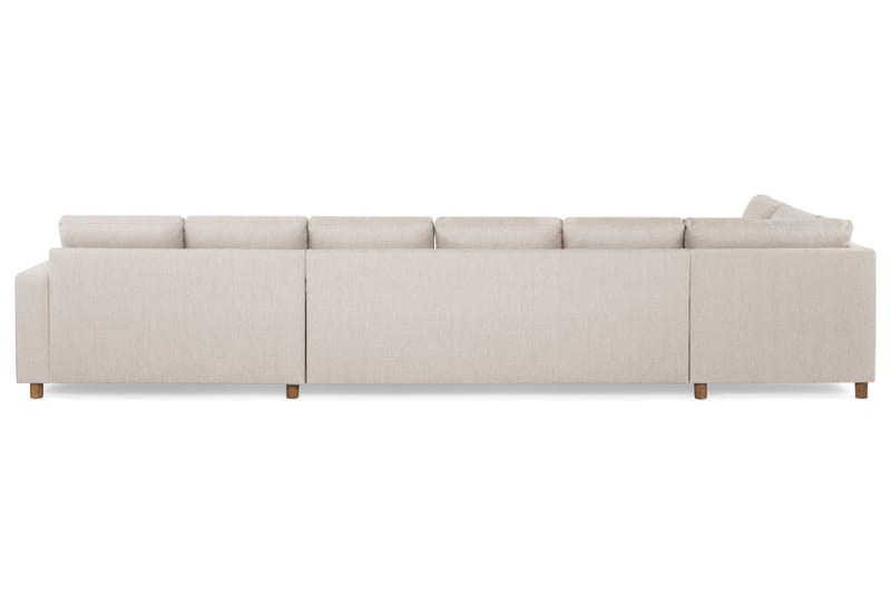 Crazy 6-istuttava Vasenkätinen U-muotoinen XX-Large Sohva Divaanilla ja Divaanituolilla Kankaalla - Beige - Huonekalut - Sohva - Divaanisohva