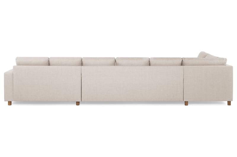 Crazy 6-istuttava Vasenkätinen U-muotoinen XX-Large Sohva Divaanilla ja Divaanituolilla Kankaalla - Beige - Huonekalut - Sohva - U-Sohva