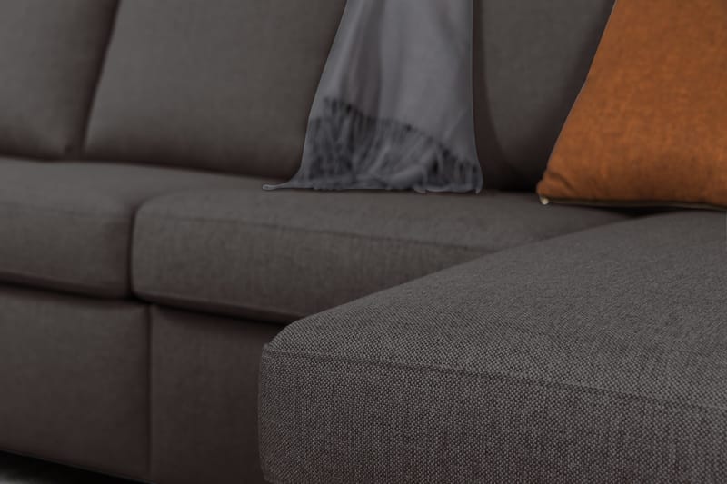 Crazy 6-istuttava Vasenkätinen U-muotoinen XX-Large Sohva Divaanilla ja Divaanituolilla Kankaalla - Tummanharmaa - Huonekalut - Sohva - U-Sohva