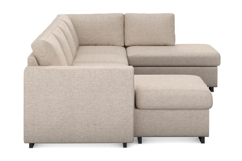 Link 4-istuttava Oikeakätinen U-muotoinen X-Large Sohva Divaanilla ja Divaaniosalla Kankaasta - Beige - Huonekalut - Sohva - U-Sohva